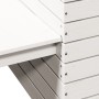 Banco con jardineras madera maciza pino blanco 167,5x60x65 cm de , Sofás de exterior - Ref: Foro24-832544, Precio: 203,82 €, ...