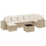 Juego de sofás de jardín con cojines beige 8 pzas ratán PE de , Conjuntos de jardín - Ref: Foro24-3255225, Precio: 547,31 €, ...