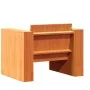 Sofá de jardín madera maciza de pino marrón cera 79x60x62 cm de , Sofás de exterior - Ref: Foro24-844623, Precio: 91,13 €, De...