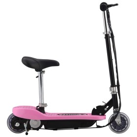 Patinete eléctrico con asiento rosa 120 W de vidaXL, Patinetes - Ref: Foro24-91958, Precio: 153,62 €, Descuento: %
