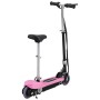 Patinete eléctrico con asiento rosa 120 W de vidaXL, Patinetes - Ref: Foro24-91958, Precio: 153,62 €, Descuento: %