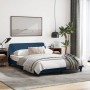 Estructura de cama con cabecero de tela azul 120x200 cm de , Camas y somieres - Ref: Foro24-373151, Precio: 154,99 €, Descuen...