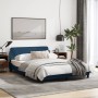 Estructura de cama con cabecero tela gris taupe azul 140x200 cm de , Camas y somieres - Ref: Foro24-373191, Precio: 161,03 €,...