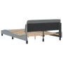 Estructura de cama con cabecero de tela gris claro 120x200 cm de , Camas y somieres - Ref: Foro24-373145, Precio: 130,78 €, D...