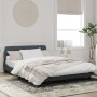 Estructura cama con cabecero terciopelo gris oscuro 120x200 cm de , Camas y somieres - Ref: Foro24-373153, Precio: 127,61 €, ...