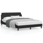 Estructura de cama con cabecero cuero sintético negro 140x200cm de , Camas y somieres - Ref: Foro24-373198, Precio: 148,70 €,...
