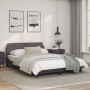 Estructura de cama con cabecero cuero sintético gris 140x200cm de , Camas y somieres - Ref: Foro24-373201, Precio: 144,73 €, ...
