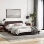 Bed frame with headboard in brown fabric 160x200 cm by , Beds and slatted bases - Ref: Foro24-373208, Price: 189,92 €, Discou...