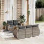 Set de muebles de jardín 6 pzas y cojines ratán sintético gris de , Conjuntos de jardín - Ref: Foro24-3257222, Precio: 431,33...