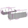 Set de muebles de jardín 9 pzas y cojines ratán sintético gris de , Conjuntos de jardín - Ref: Foro24-3257257, Precio: 574,88...
