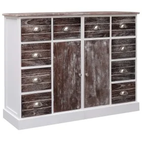 Aparador con 10 cajones madera marrón 113x30x79 cm de vidaXL, Aparadores - Ref: Foro24-284174, Precio: 212,34 €, Descuento: %