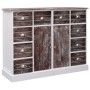 Aparador con 10 cajones madera marrón 113x30x79 cm de vidaXL, Aparadores - Ref: Foro24-284174, Precio: 213,96 €, Descuento: %