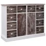 Sideboard mit 10 braunen Holzschubladen 113x30x79 cm von vidaXL, Sideboards - Ref: Foro24-284174, Preis: 212,34 €, Rabatt: %