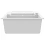 Granite kitchen sink with two white basins by , Sinks - Ref: Foro24-144859, Price: 211,28 €, Discount: %