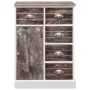 Sideboard mit 10 braunen Holzschubladen 113x30x79 cm von vidaXL, Sideboards - Ref: Foro24-284174, Preis: 212,34 €, Rabatt: %