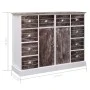 Sideboard mit 10 braunen Holzschubladen 113x30x79 cm von vidaXL, Sideboards - Ref: Foro24-284174, Preis: 212,34 €, Rabatt: %