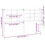 Cabecero de metal negro 160 cm de , Cabeceros y pies de cama - Ref: Foro24-355596, Precio: 36,05 €, Descuento: %