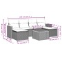 Set de sofás de jardín 7 piezas con cojines ratán PE gris de , Conjuntos de jardín - Ref: Foro24-3226228, Precio: 349,23 €, D...
