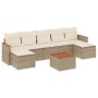 Juego de sofás de jardín con cojines beige 8 pzas ratán PE de , Conjuntos de jardín - Ref: Foro24-3226240, Precio: 433,24 €, ...