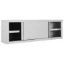 Armario pared de cocina puertas correderas acero 150x40x50 cm de vidaXL, Recipiente para comida - Ref: Foro24-51054, Precio: ...