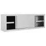 Armario pared de cocina puertas correderas acero 150x40x50 cm de vidaXL, Recipiente para comida - Ref: Foro24-51054, Precio: ...