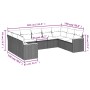Set de muebles de jardín 9 pzas y cojines ratán sintético gris de , Conjuntos de jardín - Ref: Foro24-3226277, Precio: 521,09...