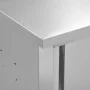 Armario pared de cocina puertas correderas acero 150x40x50 cm de vidaXL, Recipiente para comida - Ref: Foro24-51054, Precio: ...
