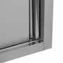 Armario pared de cocina puertas correderas acero 150x40x50 cm de vidaXL, Recipiente para comida - Ref: Foro24-51054, Precio: ...