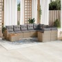 Juego de sofás jardín con cojines beige 10 pzas ratán sintético de , Conjuntos de jardín - Ref: Foro24-3226318, Precio: 574,7...