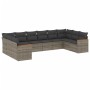 Set de sofás de jardín 10 pzas con cojines ratán sintético gris de , Conjuntos de jardín - Ref: Foro24-3226326, Precio: 575,2...