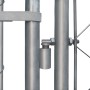 Perrera de exterior de acero galvanizado 4x4x1 m de vidaXL, Casetas y cercados para perros - Ref: Foro24-170820, Precio: 234,...