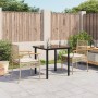 Set comedor de jardín 3 pzas con cojines ratán sintético beige en Conjuntos de jardín | Comprar online en Foru.es