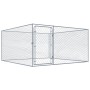 Perrera de exterior de acero galvanizado 2x2x1 m de vidaXL, Casetas y cercados para perros - Ref: Foro24-170819, Precio: 162,...