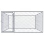 Perrera de exterior de acero galvanizado 2x2x1 m de vidaXL, Casetas y cercados para perros - Ref: Foro24-170819, Precio: 162,...