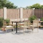 Set comedor de jardín 7 pzas con cojines ratán sintético beige en Conjuntos de jardín | Comprar online en Foru.es