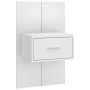 Mesita de noche de pared blanco brillante de vidaXL, Mesitas de noche - Ref: Foro24-810983, Precio: 28,70 €, Descuento: %