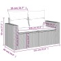 Set de sofás de jardín 4 pzas y cojines ratán sintético gris de , Conjuntos de jardín - Ref: Foro24-3256326, Precio: 253,08 €...