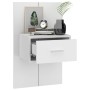 Mesita de noche de pared blanco brillante de vidaXL, Mesitas de noche - Ref: Foro24-810983, Precio: 28,70 €, Descuento: %