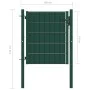 Green PVC and steel fence gate 100x81 cm by vidaXL, garden gates - Ref: Foro24-145227, Price: 110,97 €, Discount: %