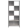 Estantería madera de ingeniería gris Sonoma 72x28x172 cm en Librerías y estanterías | Comprar online en Foru.es