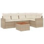 Juego de sofás jardín con cojines 6 pzas ratán sintético beige de , Conjuntos de jardín - Ref: Foro24-3256443, Precio: 436,28...