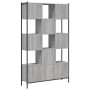 Estantería madera de ingeniería gris Sonoma 102x28x172 cm en Librerías y estanterías | Comprar online en Foru.es
