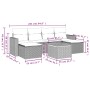 Set de sofás de jardín 7 piezas con cojines ratán PE gris de , Conjuntos de jardín - Ref: Foro24-3256578, Precio: 403,56 €, D...