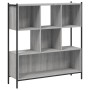 Estantería madera de ingeniería gris Sonoma 102x28x172 cm en Librerías y estanterías | Comprar online en Foru.es