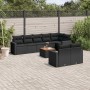Set de sofás de jardín 8 piezas y cojines ratán sintético negro de , Conjuntos de jardín - Ref: Foro24-3256538, Precio: 626,1...