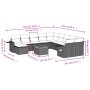 Set de sofás de jardín 14 pzas con cojines ratán sintético gris de , Conjuntos de jardín - Ref: Foro24-3257194, Precio: 738,3...