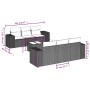 Set de sofás de jardín 7 piezas con cojines ratán PE gris de , Conjuntos de jardín - Ref: Foro24-3254647, Precio: 494,06 €, D...