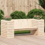 Banco con jardineras madera maciza de pino 167,5x60x65 cm de , Sofás de exterior - Ref: Foro24-832543, Precio: 176,70 €, Desc...