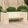 Banco con jardineras madera maciza de pino 167,5x60x65 cm de , Sofás de exterior - Ref: Foro24-832543, Precio: 173,62 €, Desc...