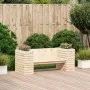 Banco con jardineras madera maciza de pino 167,5x60x65 cm de , Sofás de exterior - Ref: Foro24-832543, Precio: 173,62 €, Desc...